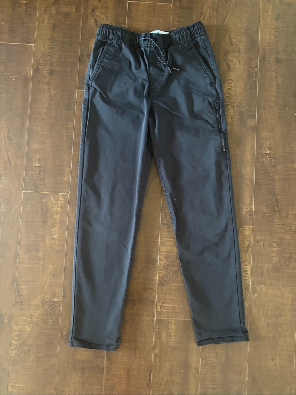 Old Navy Boys Black Elastic Waist Pants Size 10-12